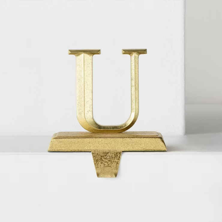 Monogram Christmas Stocking Holder Gold - Wondershop™ | Target