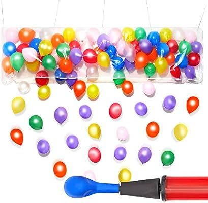 Blue Panda Balloon Bag Drop Party Kit with 80 Balloons, 1 Pump | Amazon (US)