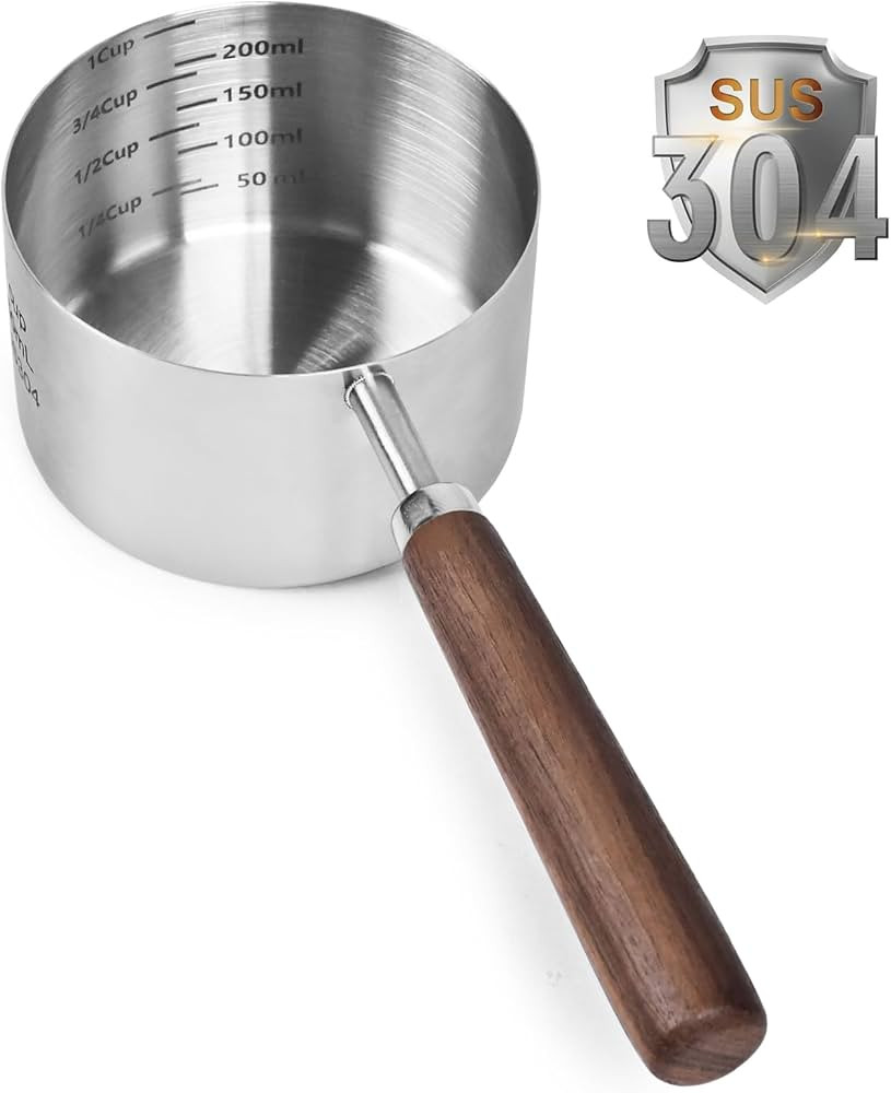 Dog-Cat Food-Scoop Measuring-Cup - 304 stainless steel material.1-Cup capacity. Precision scale m... | Amazon (US)