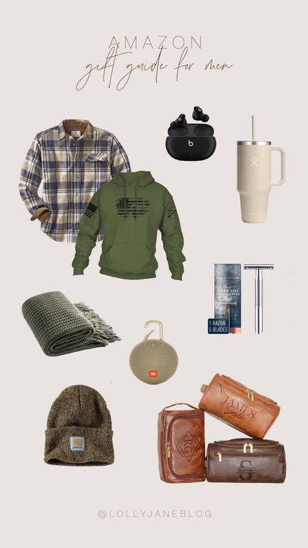 Amazon gift guide for men 👏🏼

Amazon is one of our favorite places to go Christmas presents shopping. They have some pretty great options for the men in our lives. Such as the comfy things, a hoodie, slippers, Nike socks, a carhartt beanie, and a cozy green blanket. They have great hygiene options like nautica voyage cologne, a leather toiletries bag, dude wipes, and a facial razor. Those are a holiday must for the men! And the fun stuff, like the beats earbuds, and a razor! Can’t forget for the cold winter days the insulated tumbler is a must have! 

#LTKmens #LTKHoliday #LTKGiftGuide