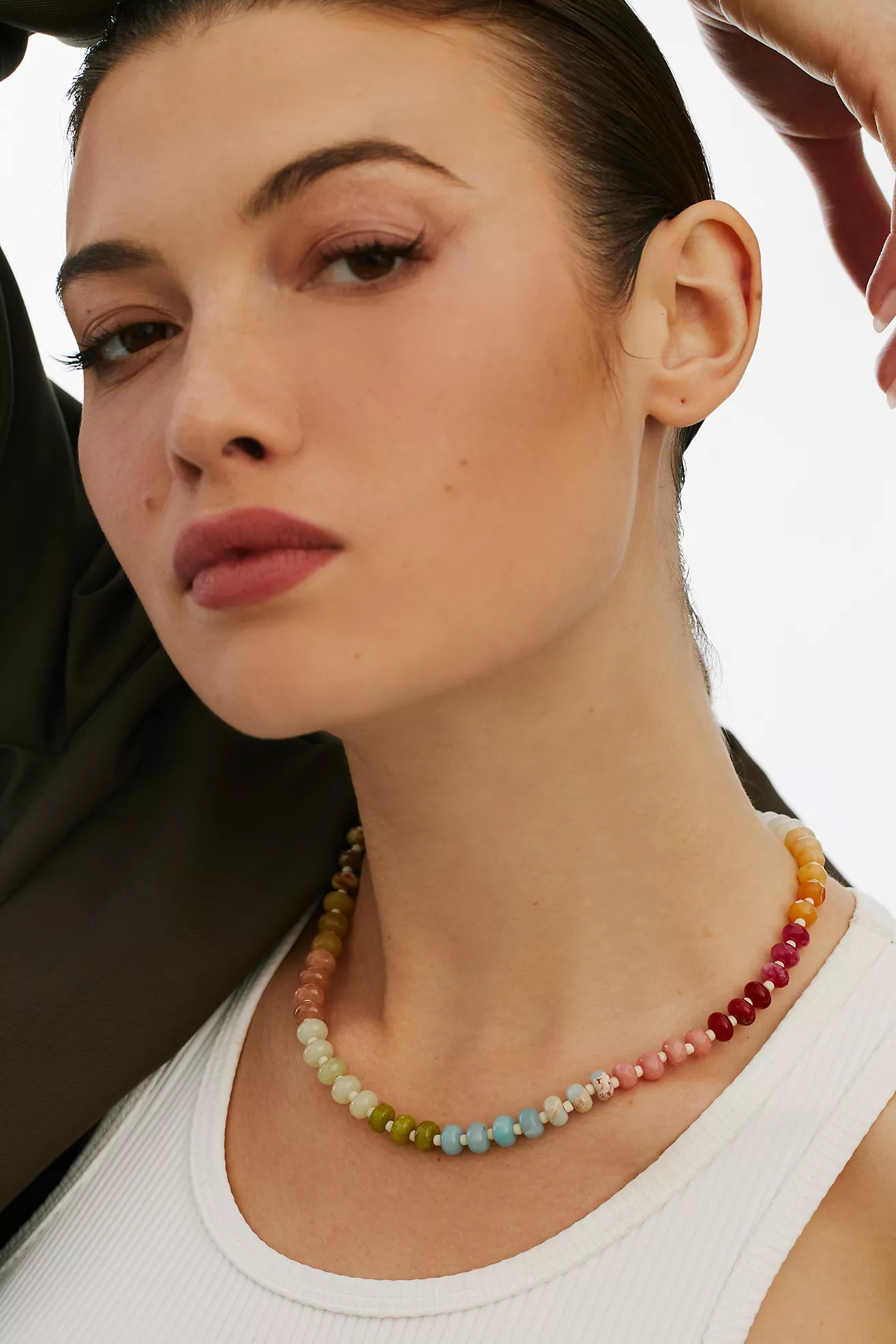 Rainbow Stone Necklace | Anthropologie (US)