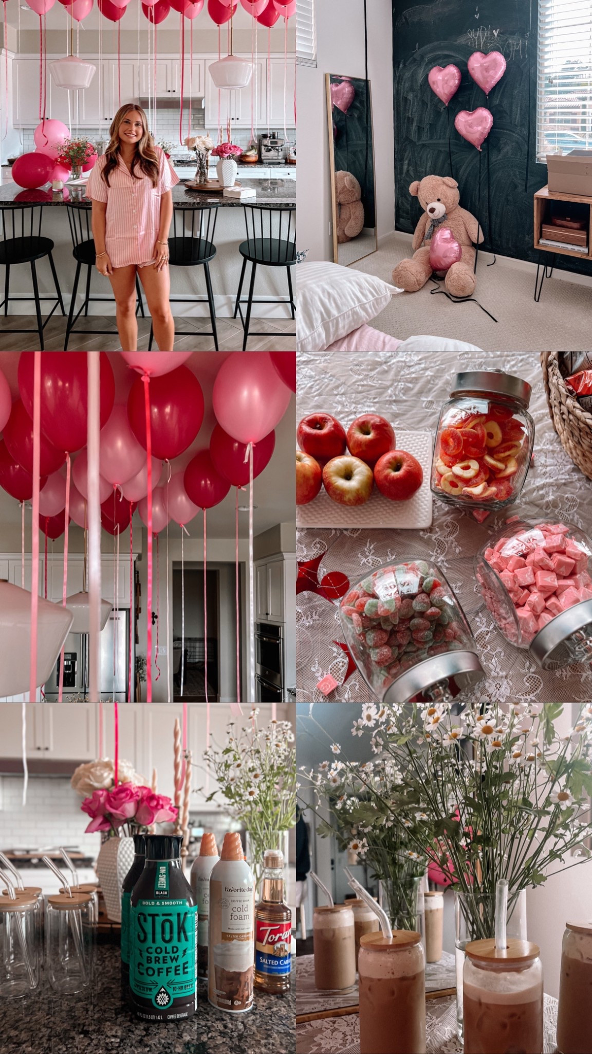 All the pink, all the pretty things 💕🎈
Celebrated our daughter’s 18th with the ultimate girly setup—think floating balloons, heart-shaped everything, candy jars, and the dreamiest iced coffee bar. From cozy loungewear to blush-toned blooms, I linked all the party-perfect finds that made her birthday extra sweet. ✨

🛍️ Tap to shop all the pink + pretty details we used to make it magical! 

#LTKhome #LTKparty #BirthdayVibes #GirlyAesthetic

#LTKFamily #LTKParties #LTKSaleAlert