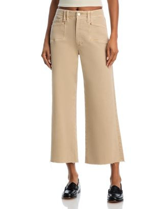 PAIGE Anessa High Rise Wide Leg Jeans in Vintage Soft Sand  | Bloomingdale's PAIGE Women's Clothi... | Bloomingdale's (US)