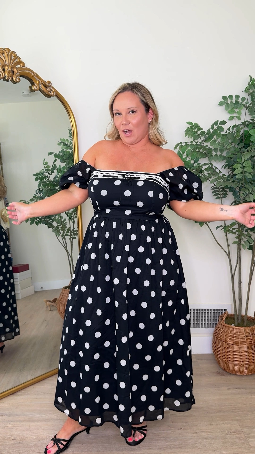 Last day for code AFLTK for 25% off at @abercrombie !!
Viral Emerson dress always sells out every year! Love this years version! The details are so cute and feminine and love the polka dot print! Size LARGE PETITE 

Spring dress, spring style, spring outfit, Easter outfit, brunch outfit, petite style, Mother's Day outfit, special occasion dress, polka dot print, midsize fashion 

#LTKSpringSale #LTKMidsize #LTKPetite