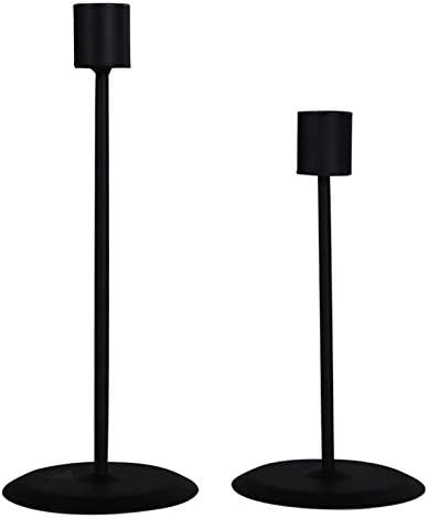 STKYGOOD Candle Holders for Candlesticks Christmas 2 PCS Candle Holders for Pillar Candles Candle... | Amazon (US)