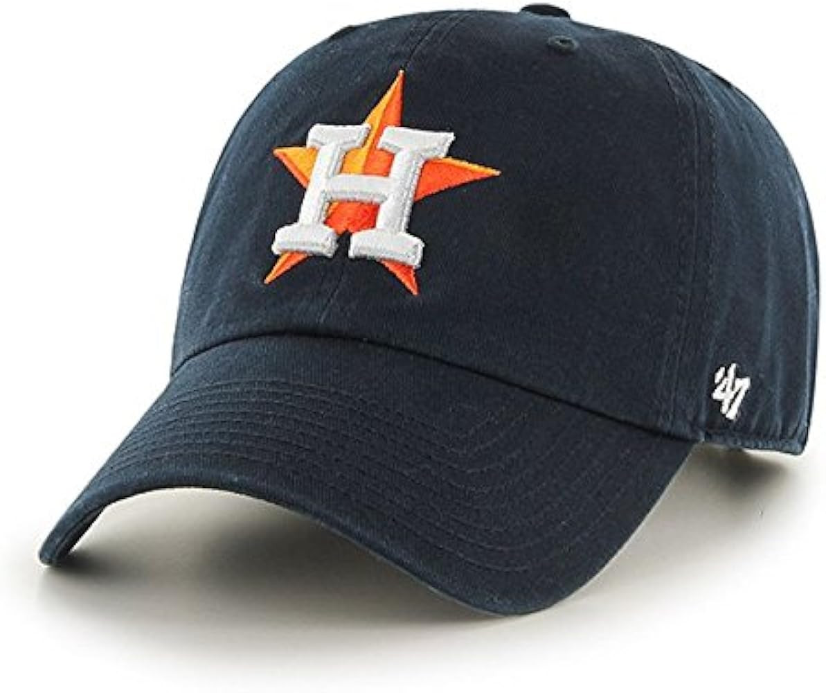 MLB Houston Astros '47 Brand Clean Up Adjustable Hat, One Size | Amazon (US)