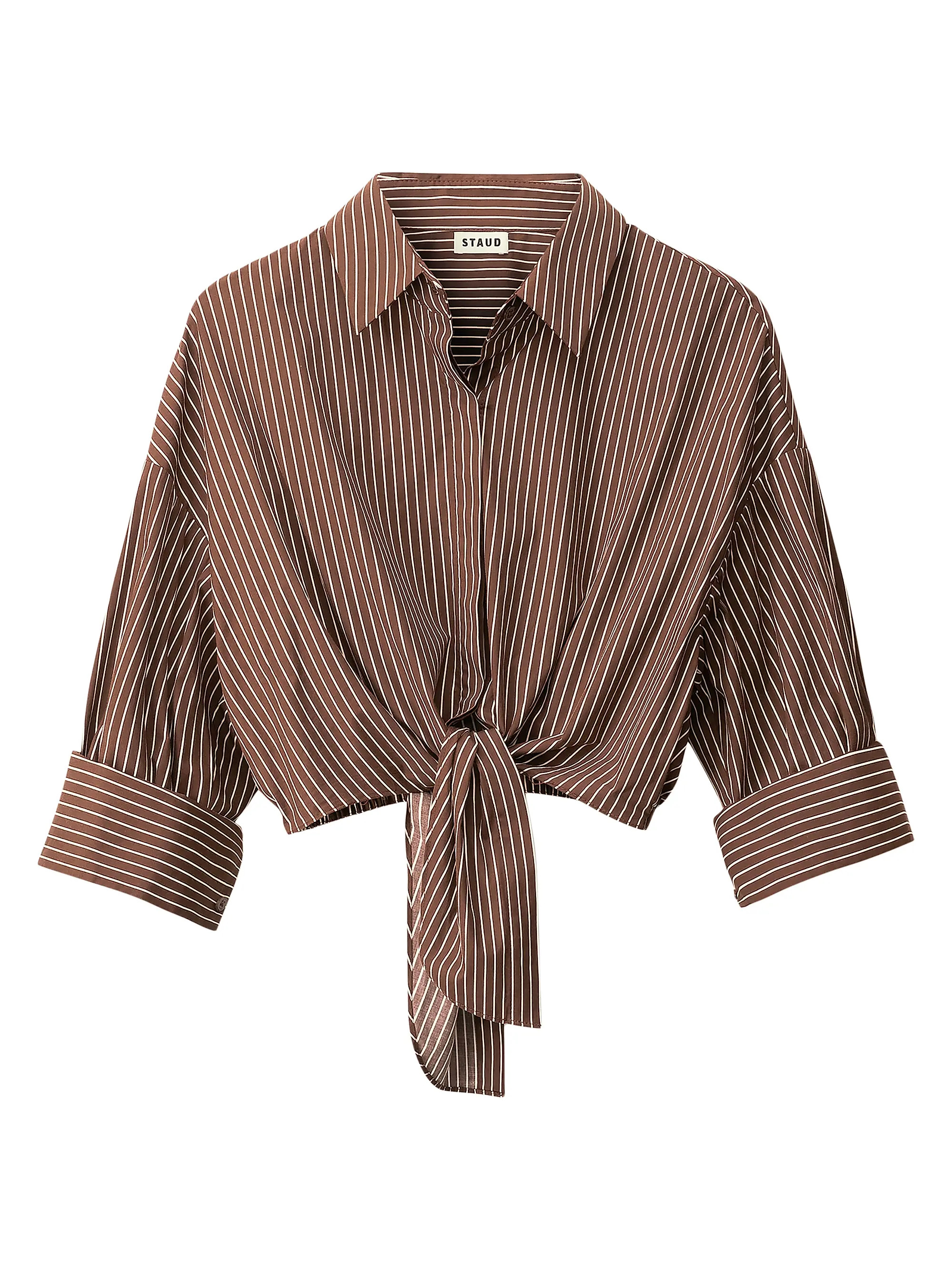 Lisa Tie-Waist Striped Top | Saks Fifth Avenue