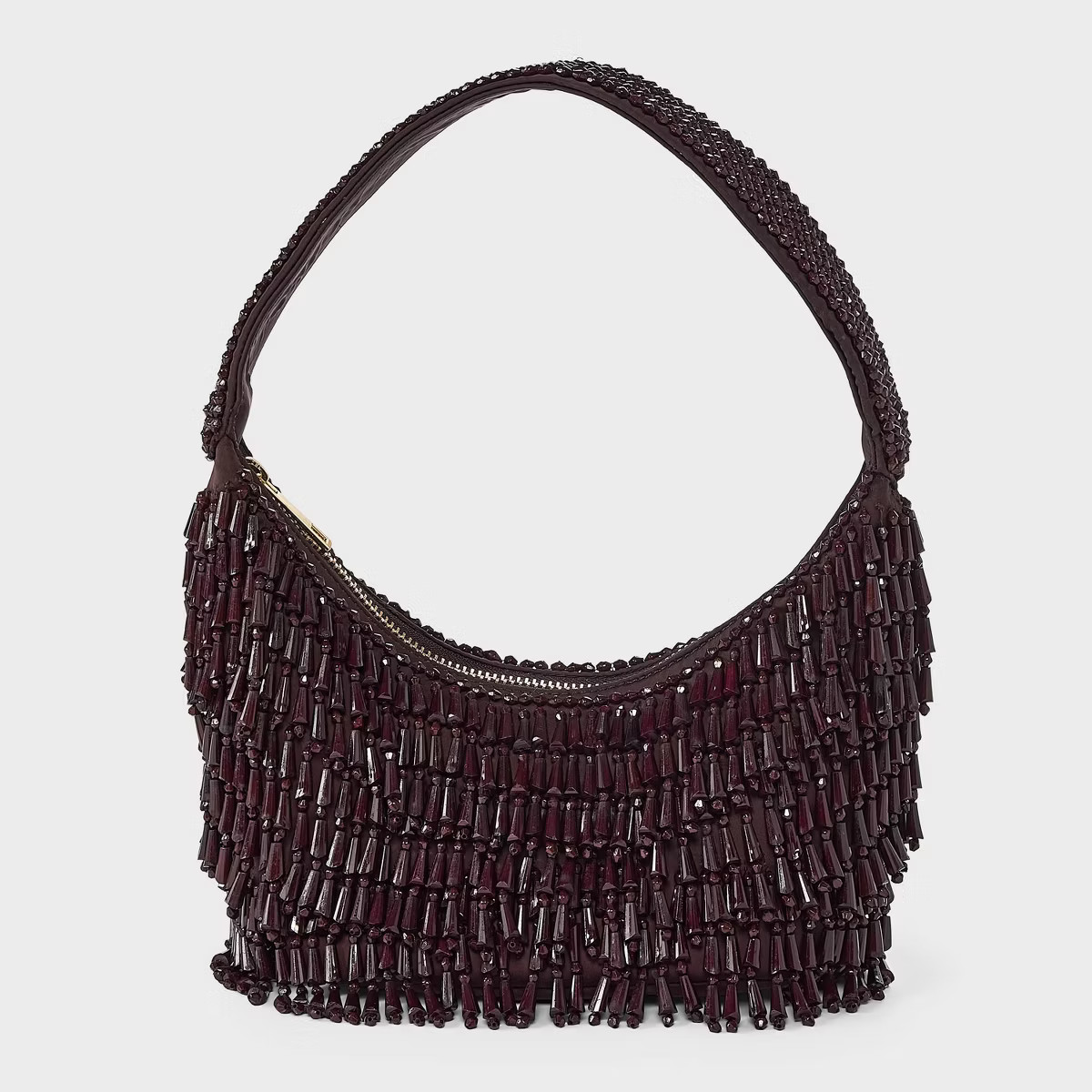 Fringe Bead Shoulder Bag - A New Day\u2122 Brown | Target