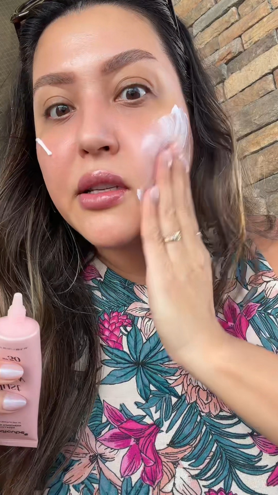 SPF 50, beautiful glow, but most importantly NO white cast!

#LTKBeauty