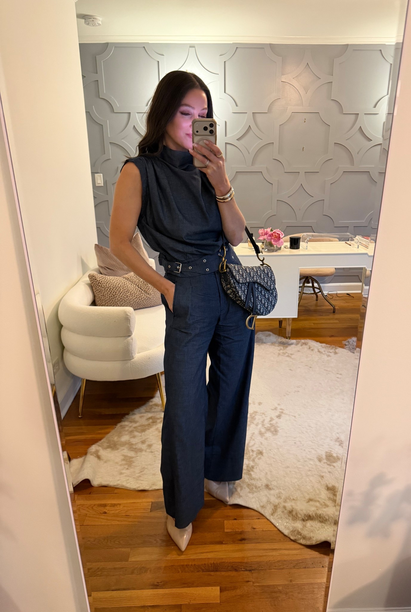 Love this set and that it can be worn right through summer! The top and pants run true to size. And the bag is rented from Vivrelle! Use my code JulieKraus for your first month free and start borrowing designer bags!! It’s the best 🤍

#LTKootd #LTKOver40 #LTKSeasonal