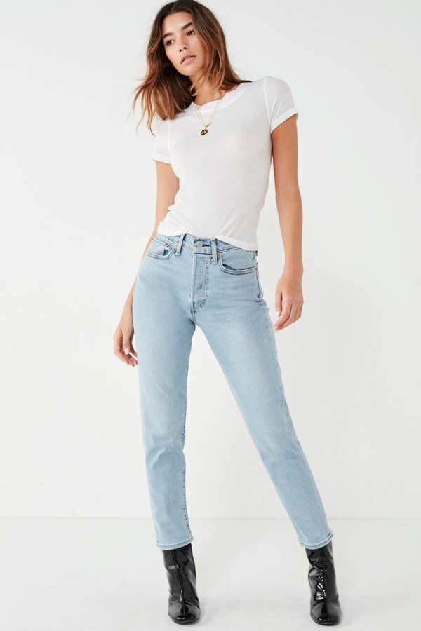 Levi's Wedgie High-Rise Jean – Bauhaus Blue | Urban Outfitters US
