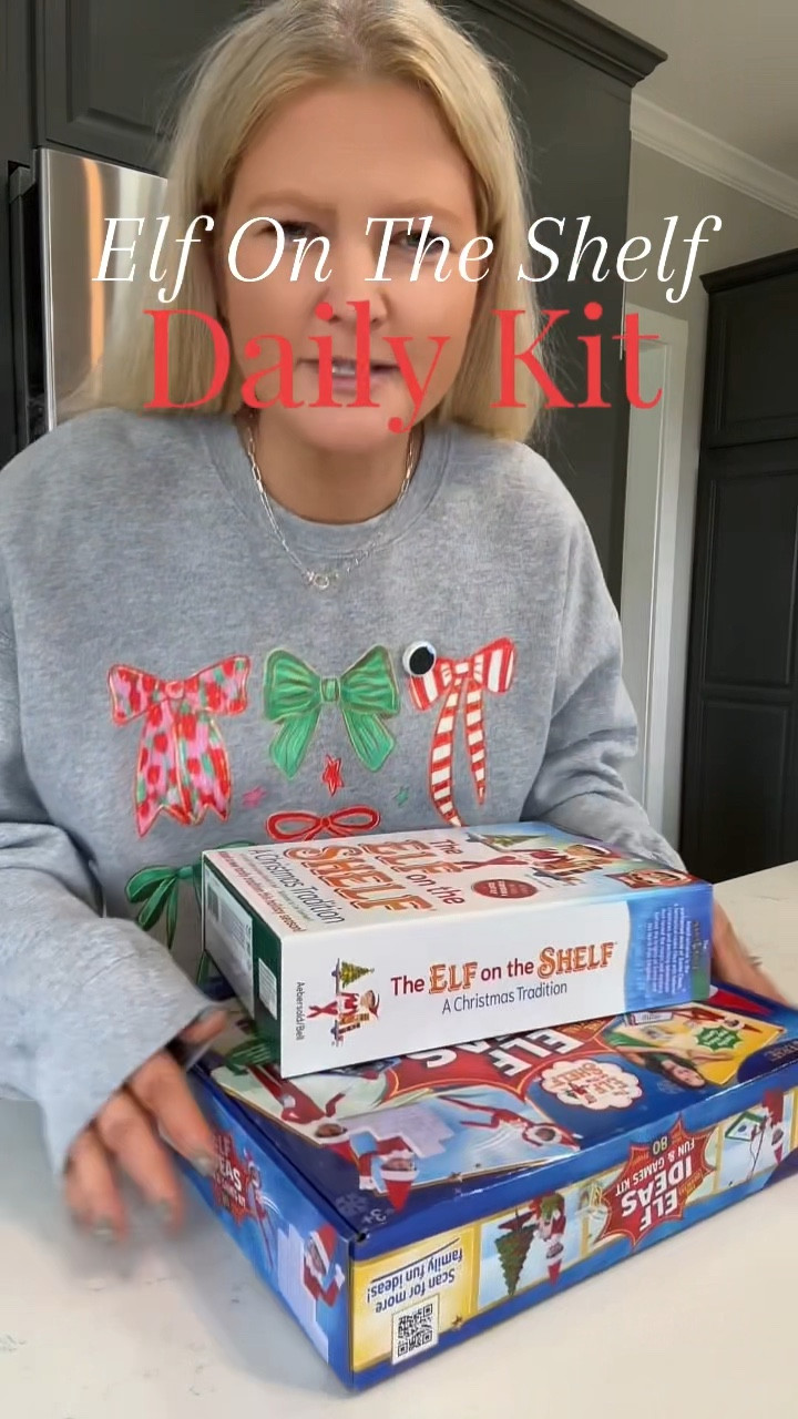 Elf on the Shelf finally came out with an interactive elf kit for every day!
#elfkit #elfontheshelf #elfontheshelfideas
#christmasmagic #christmasmemories

#LTKSeasonal #LTKKids #LTKFindsUnder50