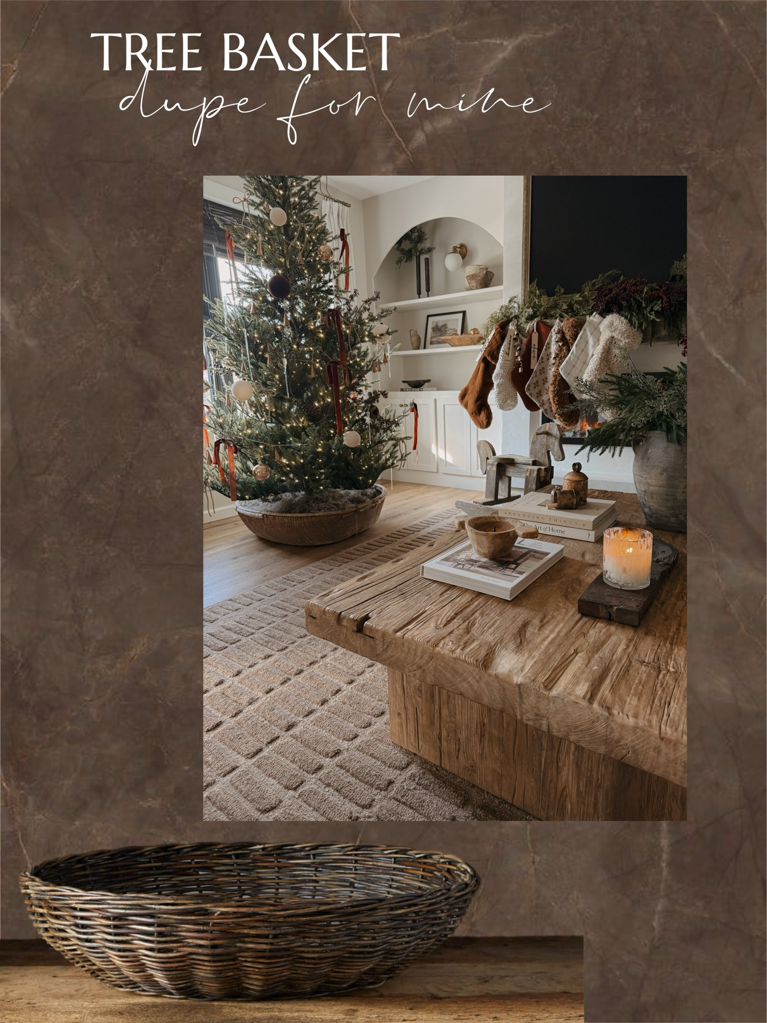 My harvest basket tree skirt is out of stock! But this one is just as large and you can do the same thing! 

#LTKWatchNow #LTKSeasonal #LTKHoliday