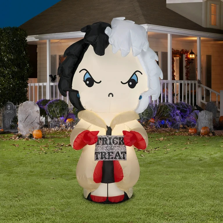 Airblown Inflatables Disney Stylized Cruella de Vil, 5' | Walmart (US)