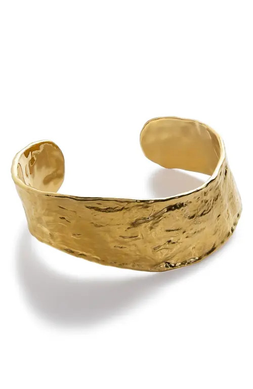 Monica Vinader Capri Cuff Bracelet in 18Ct Gold Vermeil at Nordstrom, Size Medium | Nordstrom