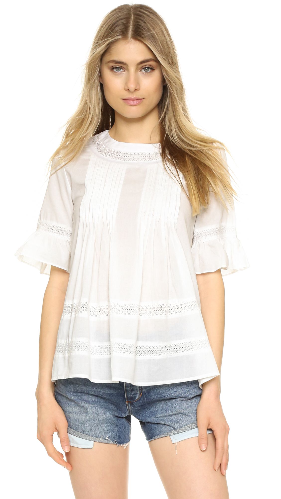 Lace Boho Blouse | Shopbop