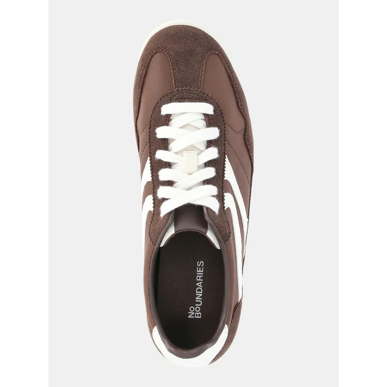 No Boundaries Women's Retro Lace-Up Sneaker | Walmart (US)