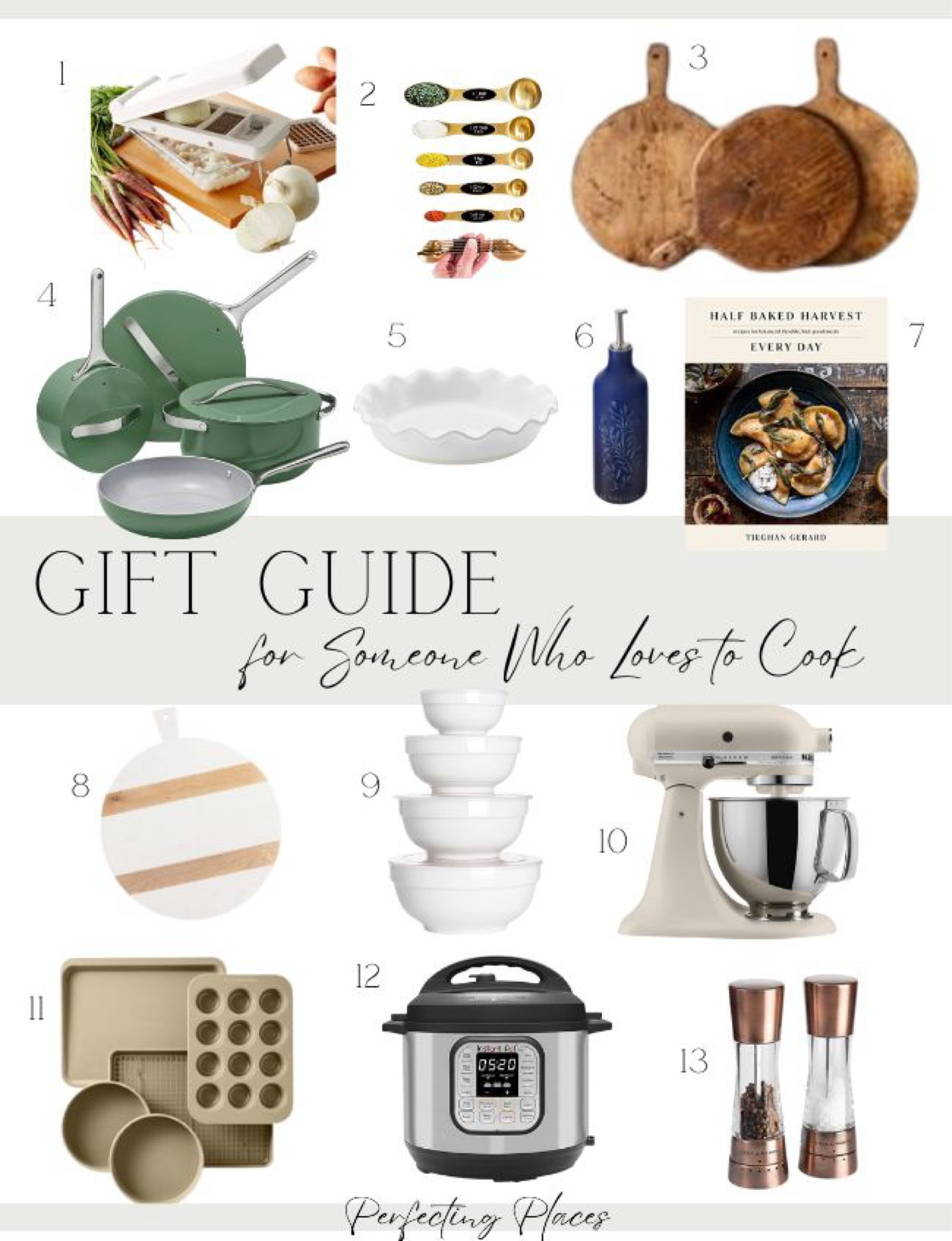Shop these gift ideas for someone who loves  to cook! From Caraway cookware, Williams Sonoma bakeware, to KitchenAid mixers and Instapots, find the perfect gift for the home chef!

#LTKGiftGuide #LTKHoliday #LTKHome