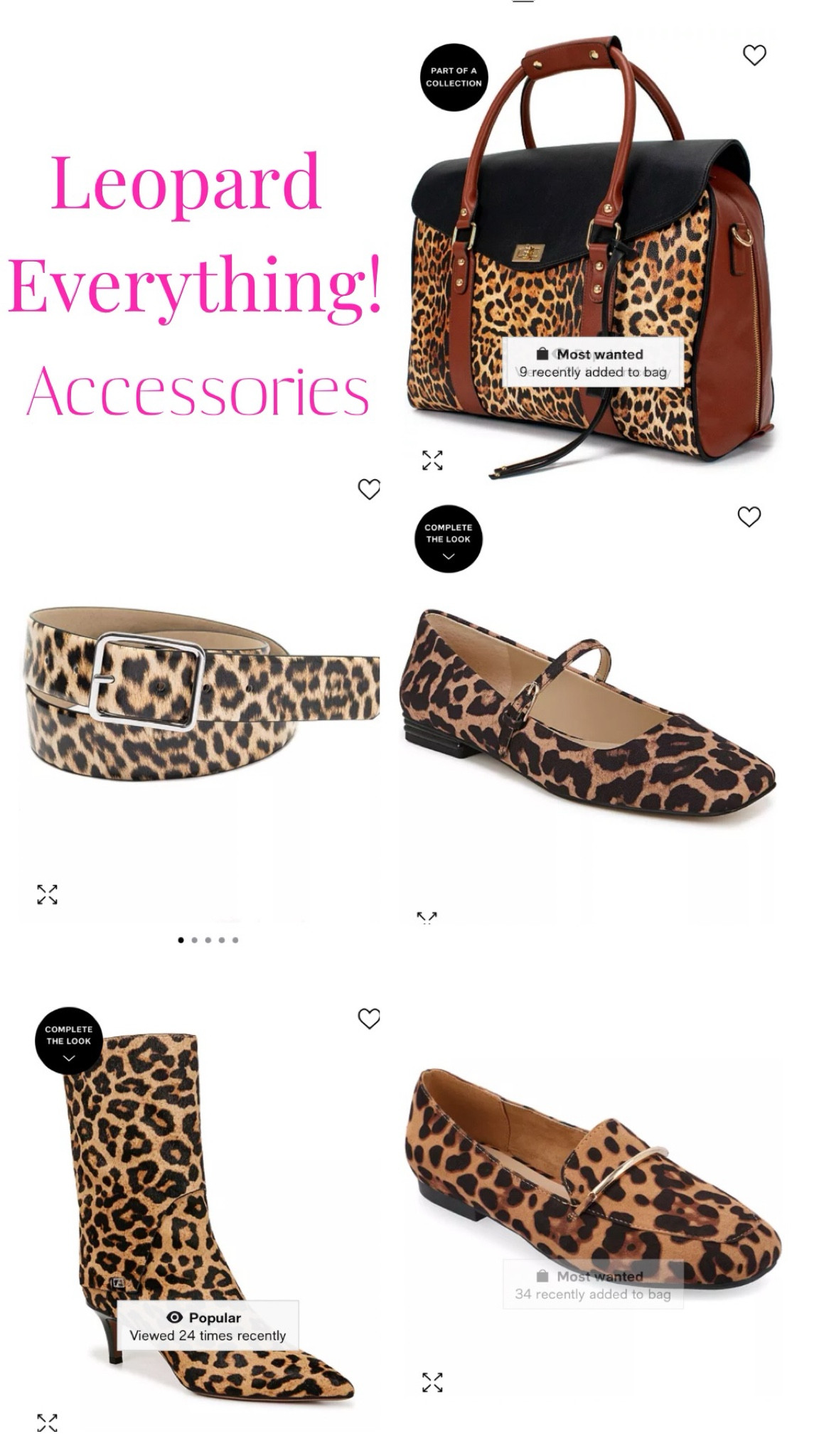 Leopard print accessories 

#LTKOver40 #LTKItBag
