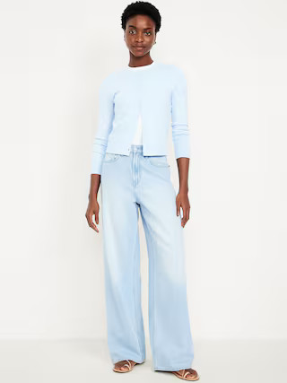 High-Waisted Baggy Wide-Leg Jeans | Old Navy (US)