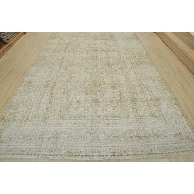 Mordehay One-of-a-Kind 9'9'' X 12'2'' New Age Wool Area Rug White | Wayfair North America
