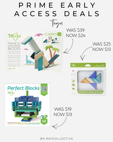 If you love beautiful toys, these Tegu magnetic building blocks will be your new favorite building toys.  All of these great sets are currently on sale and will be great holiday gifts for the kids.  The Amazon prime early access sale ends today so hurry up and purchase.

The travel pal is great for in-flight entertainment for kids.  The perfect size for your backpack.

#GiftsForKids #KidsGifts #BuildingBlocks #MagneticBlocks #FavoriteToys 

#LTKunder50 #LTKkids #LTKsalealert