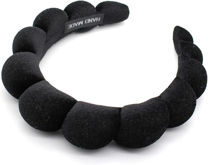 Fashion Headbands for Women Padded Fabric Hair Bands Wide Velvet Non Slip Headband Hair Accessori... | Amazon (US)