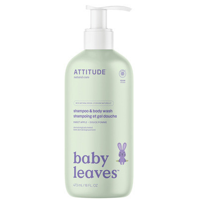 ATTITUDE Baby Leaves 2-in-1 Shampoo & Body Wash Sweet Apple | Well.ca