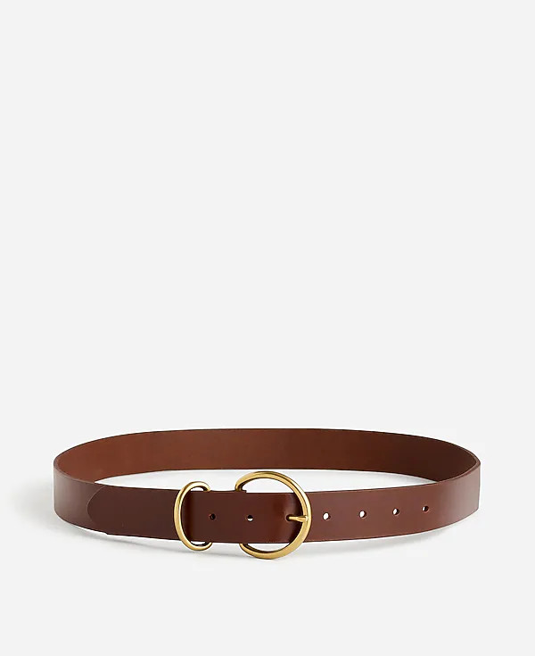 O-Buckle Leather Belt | Madewell