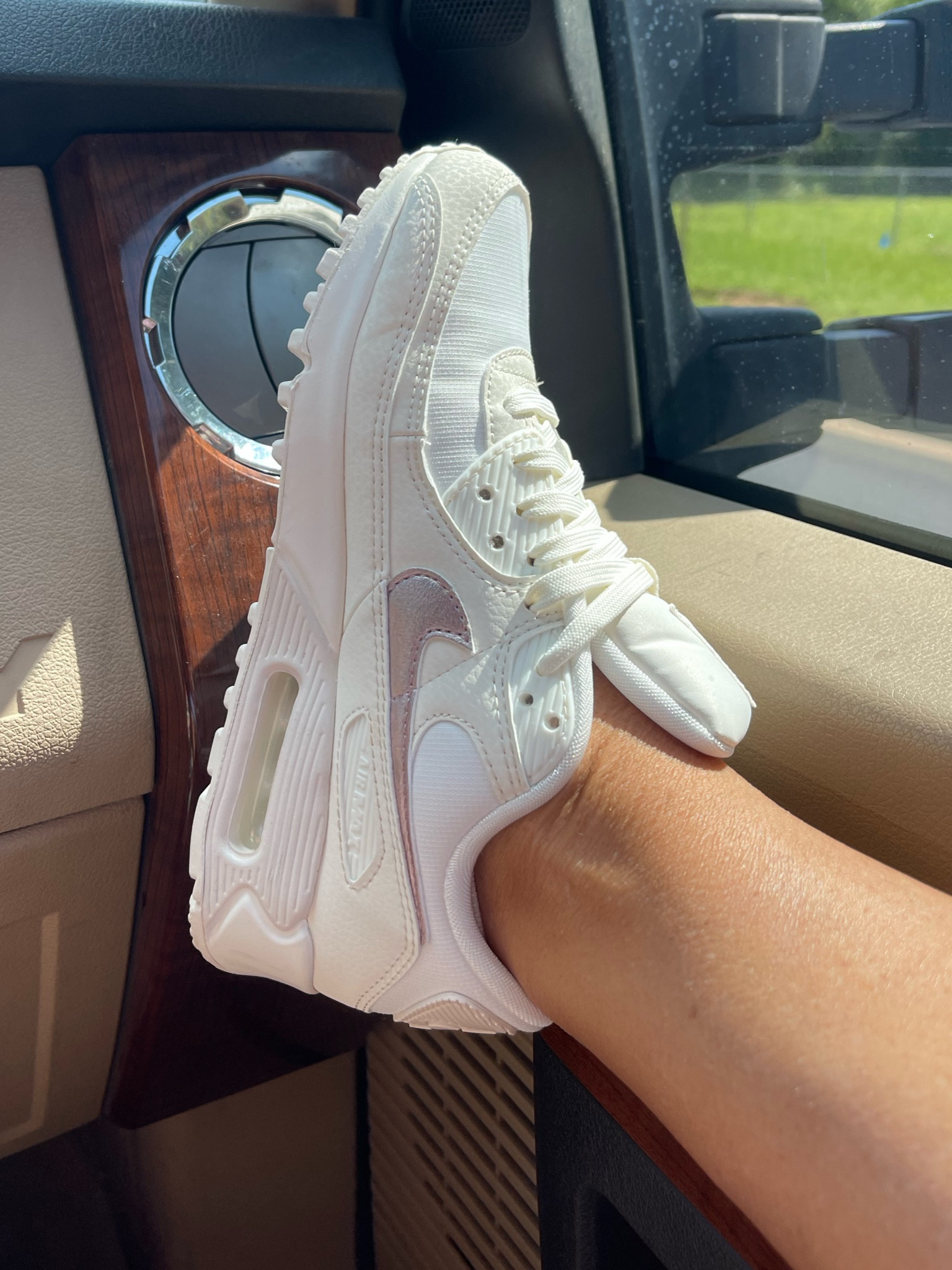 SNEAKER OBSESSION 🤩 These are Nike Air Max 90-one of the most requested style shoes I get asked about! Wearing a 6 1/2 (usually down size in Jordan’s and Air Max) #LTKfit

#LTKshoecrush 

#LTKFitness