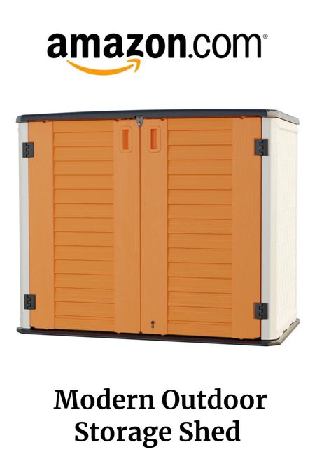  Outdoor Storage Cabinet,4 x 3.4 FT Outdoor Horizontal Storage Shed w/o Shelf,All-Weather Resin Tool Shed for Trash Cans, Garden Tools, Lawn Mowers,Lockable,26 Cubic Feet

#LTKFamily #LTKHome #LTKSeasonal