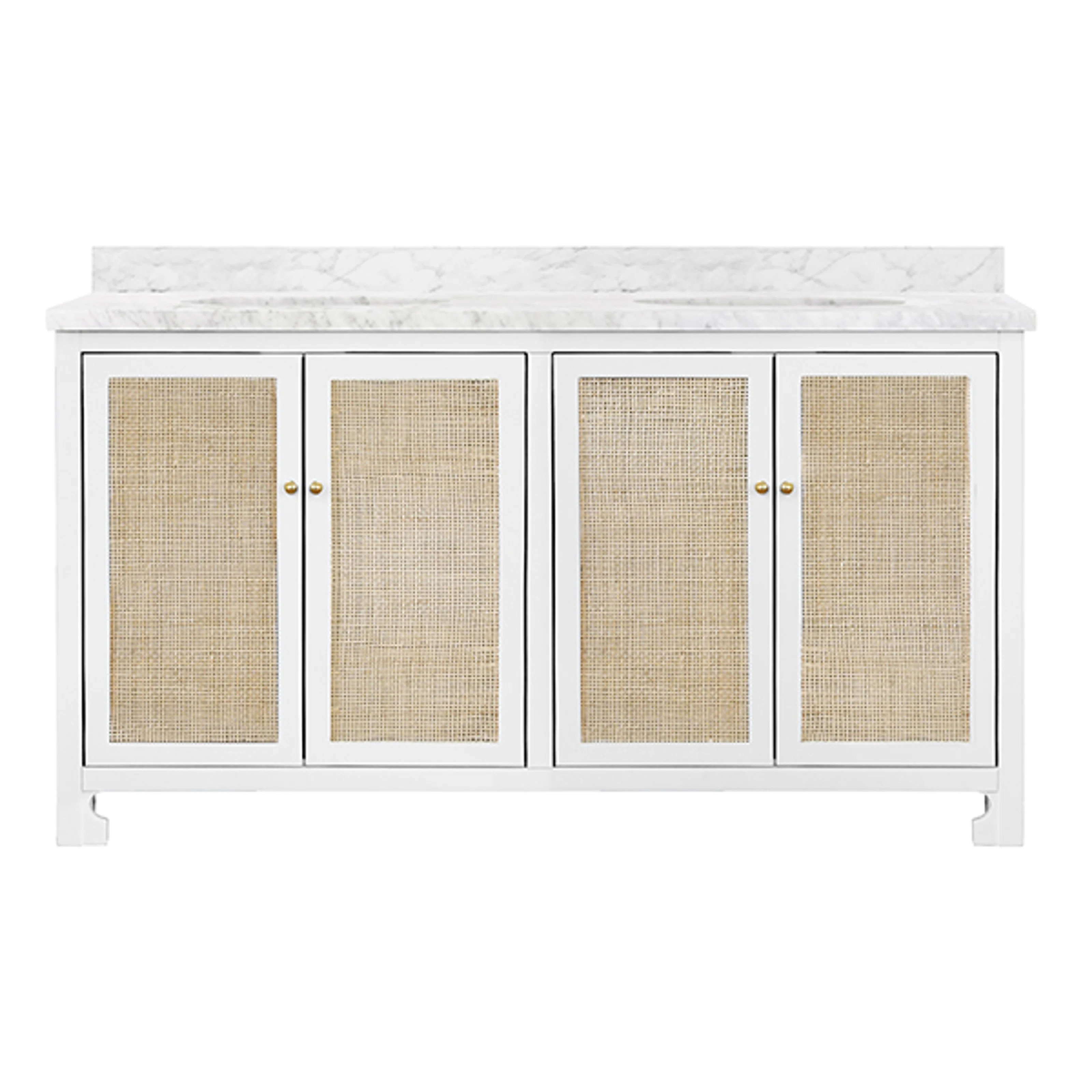 Boyd 60'' Double Bathroom Vanity with Marble Top | Wayfair North America