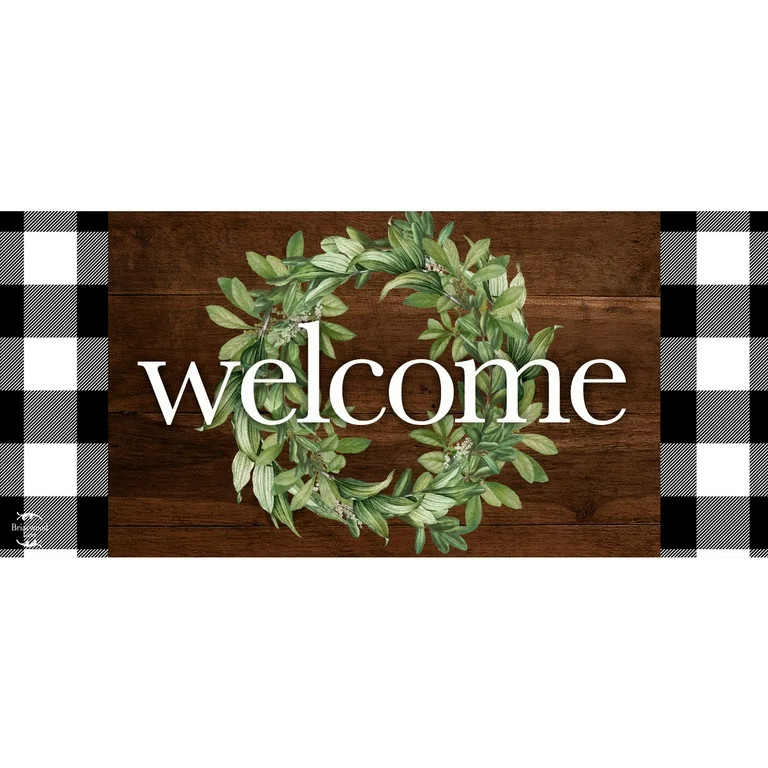 Briarwood Lane Farmhouse Welcome Mini Mat | Walmart (US)