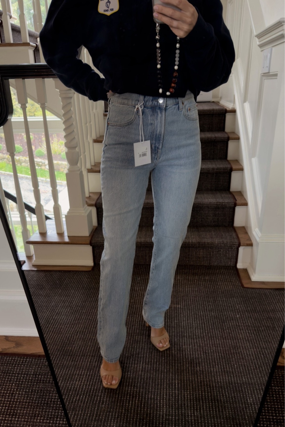 Love these jeans wearing a size 26