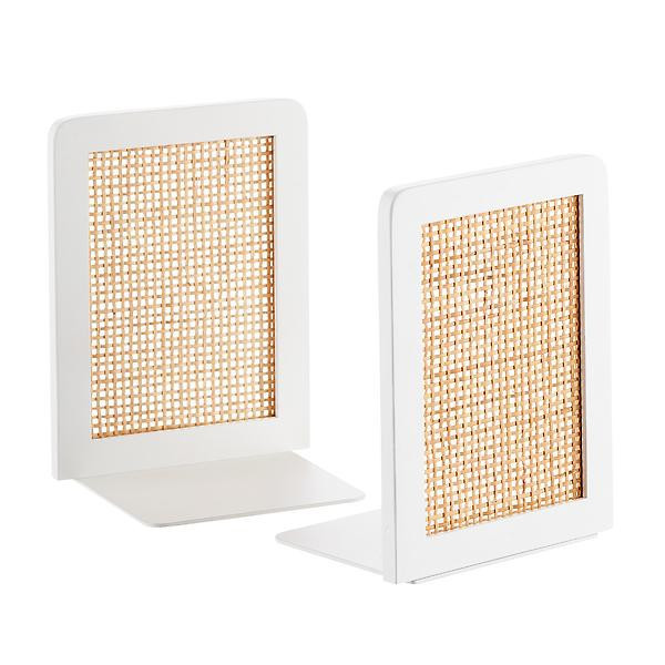 The Container Store Artisan Rattan Cane Bookends | The Container Store