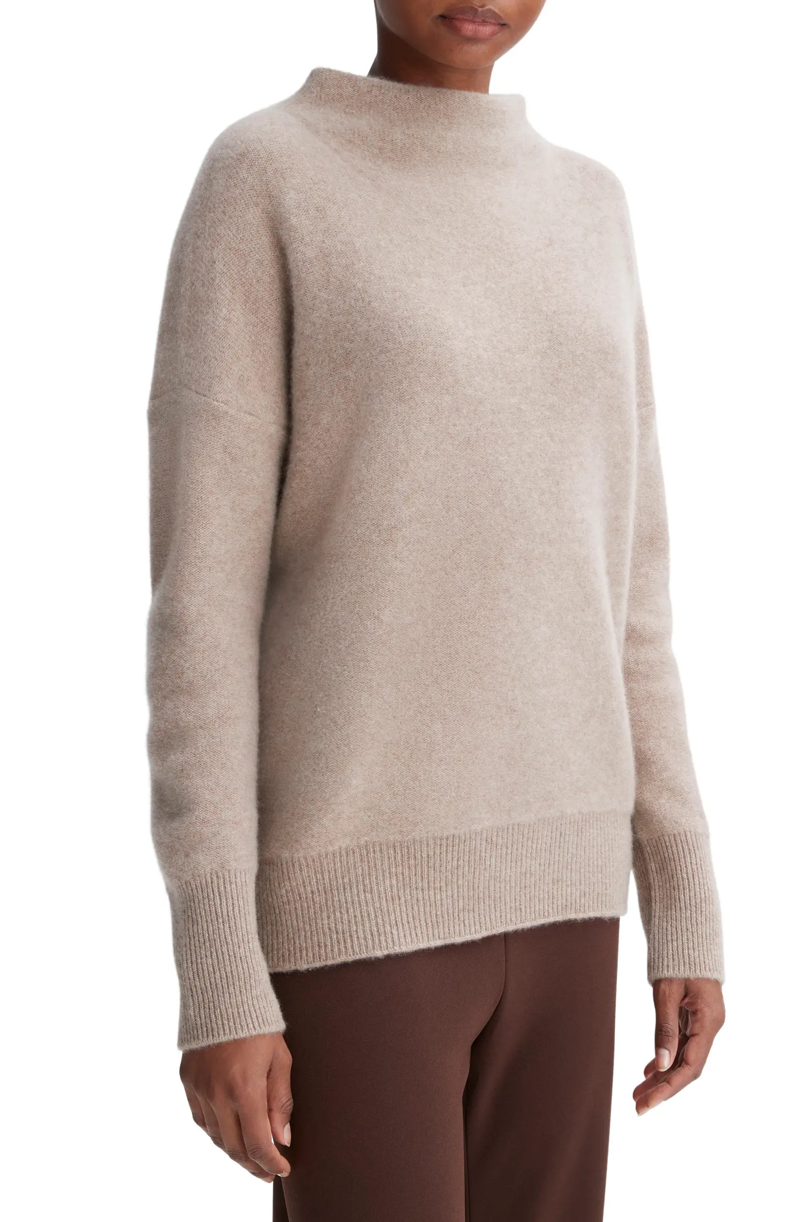 Boiled Cashmere Funnel Neck Pullover | Nordstrom