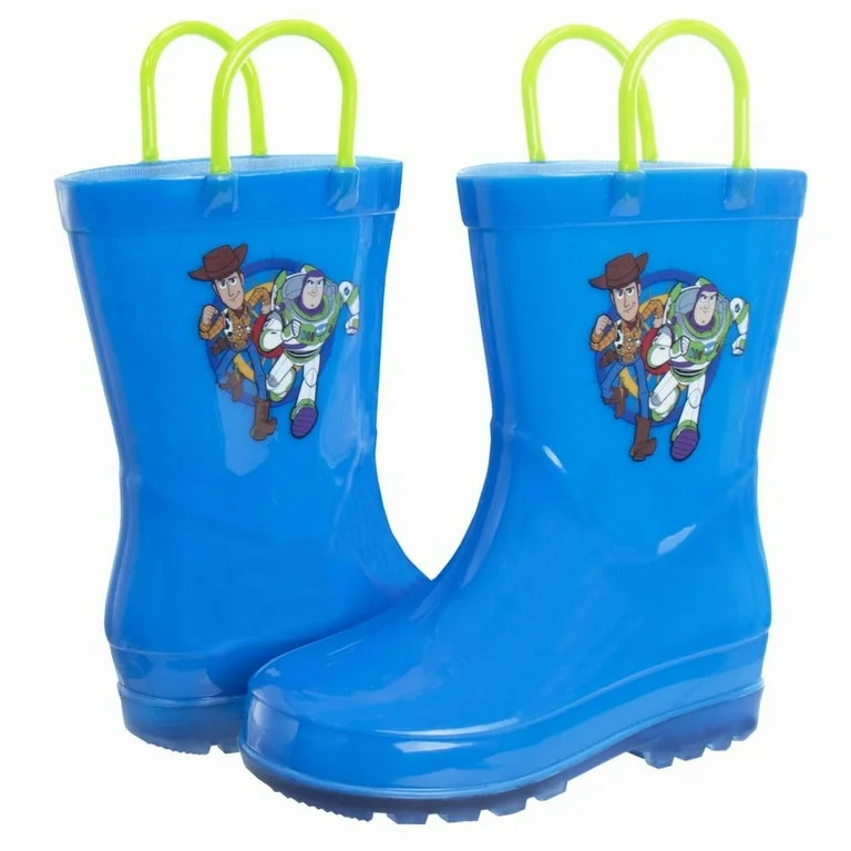 Disney Pixar Toy Story Woody and Buzz Rainboots (Toddler Sizes) - Blue , Size: 7-8 - Walmart.com | Walmart (US)
