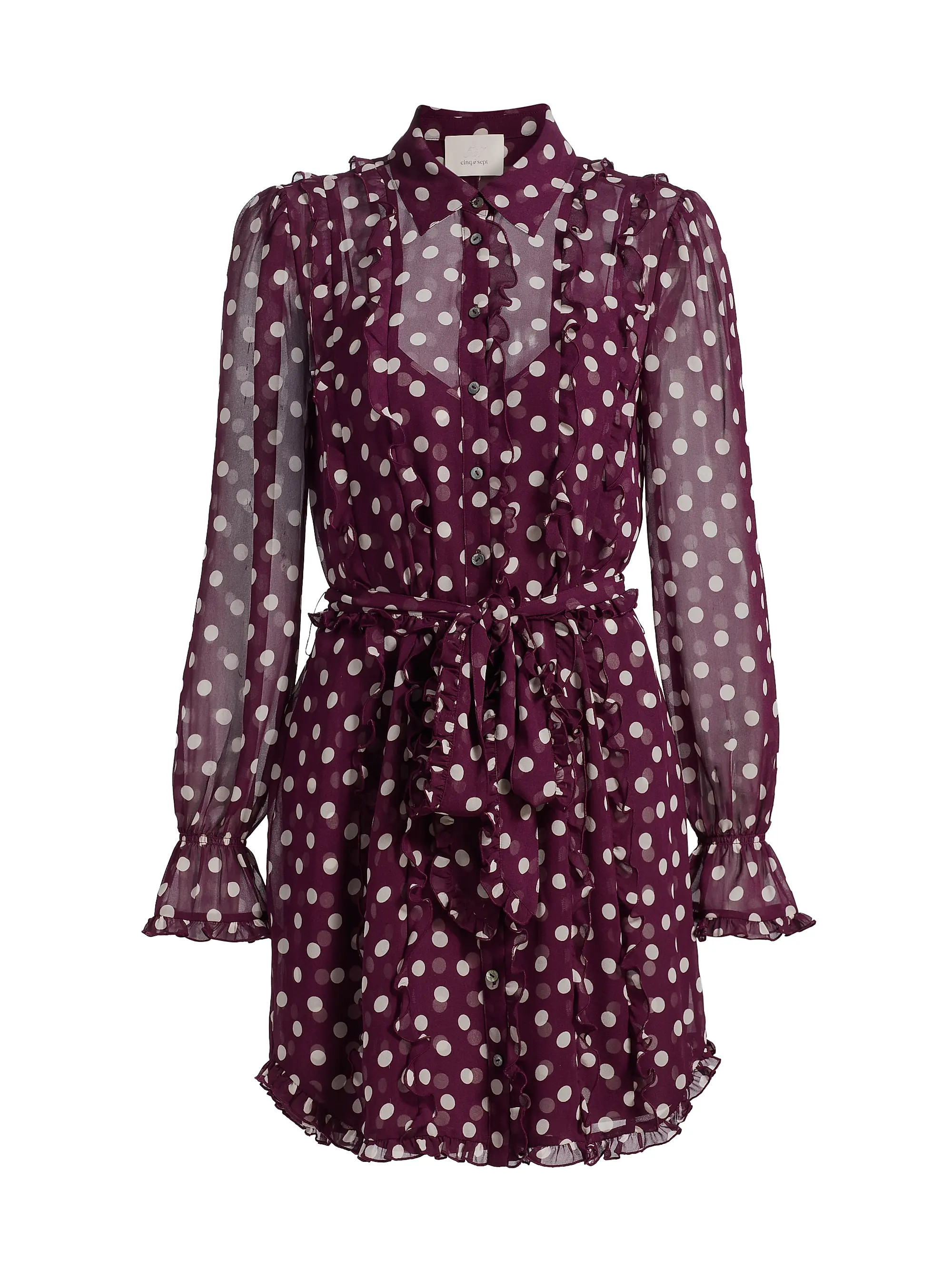 Estelle Camille Polka Dot Shirtdress | Saks Fifth Avenue