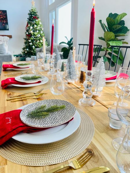 I LOVE these black and white polka dot saucers! They added the perfect touch to my Christmas tablescape but can be styled so many ways!  

#LTKparties #LTKHoliday #LTKhome