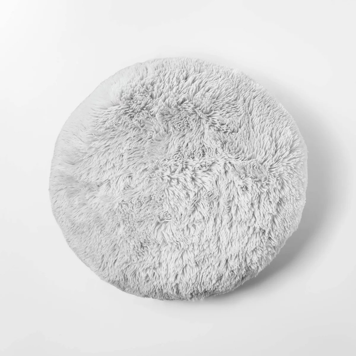 Faux Fur Floor Kids' Pillow Gray - Pillowfort™ | Target
