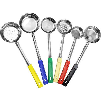 Darware Portion Control Serving Spoons 6-Piece Ladle Set