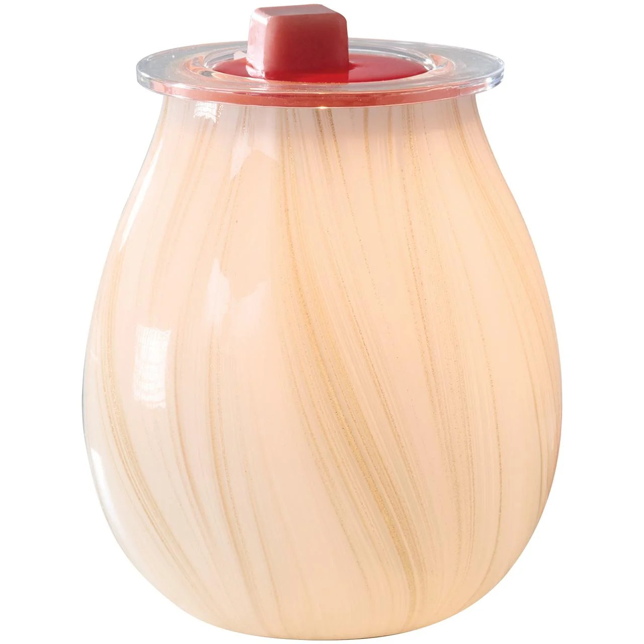 Better Homes & Gardens Full Size Art Glass Fragrance Warmer, Gold Swirl | Walmart (US)
