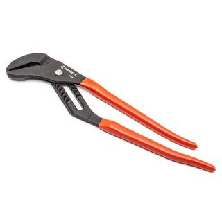 16 in. Tongue and Groove Pliers, Dipped Grip, Black | The Home Depot