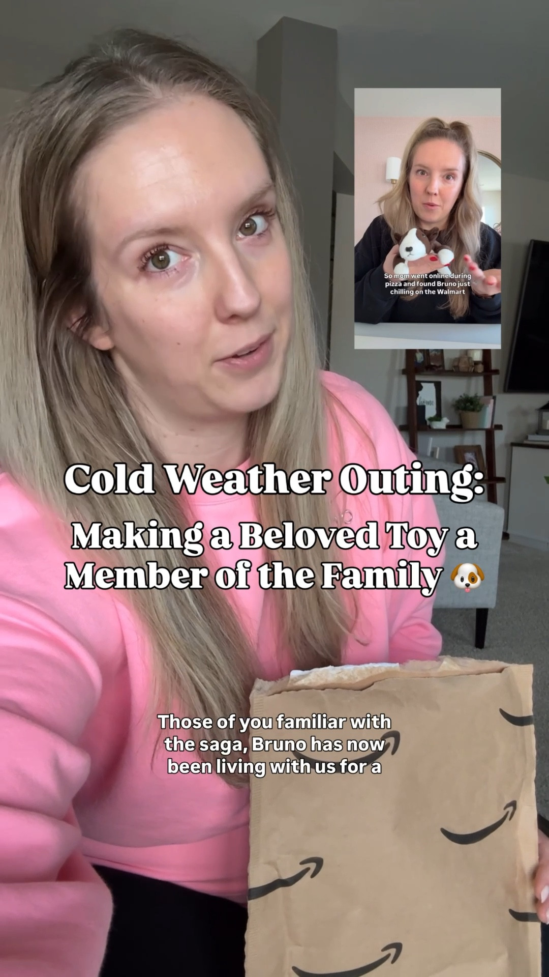 Cold weather activity: take a beloved toy and accessorize it up. The collar was under $5 and you could even make a scavenger hunt for them to find it around the house to add to the fun! So many fun ways to do this. And the pet store is always a fun time for the kiddos.

#LTKmomlife #LTKKids #LTKstorytime