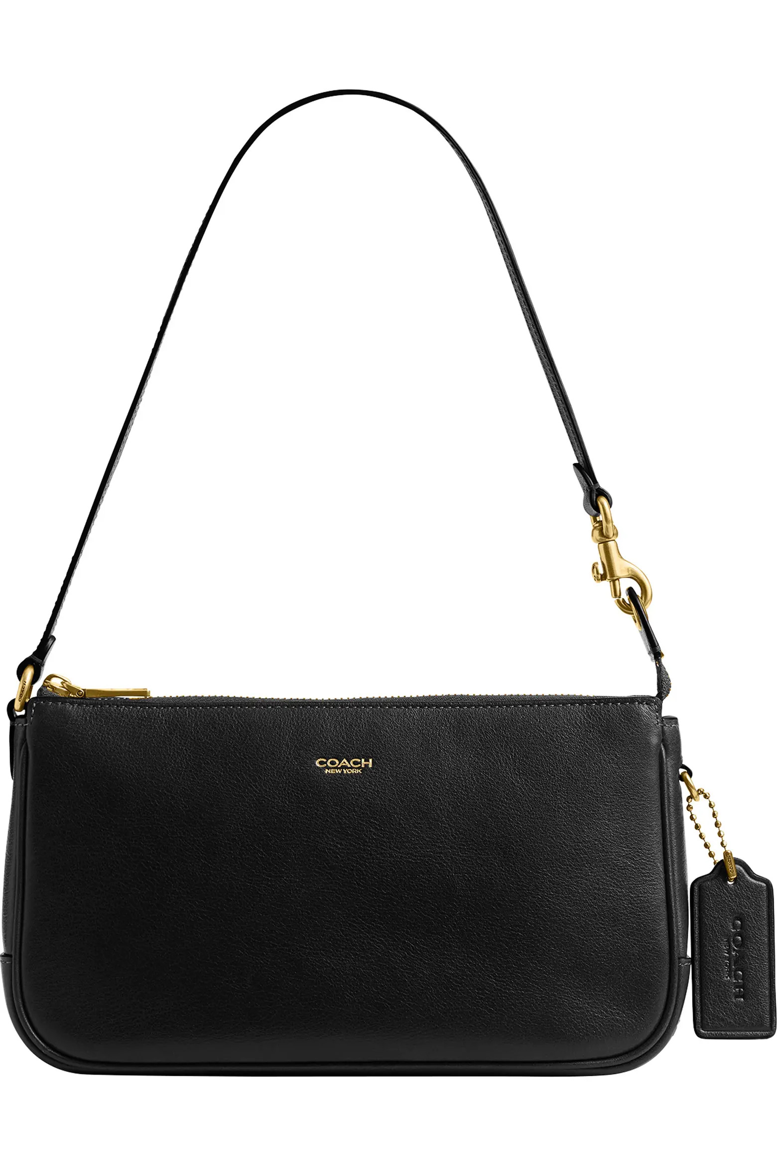 COACH Plaza Natural Grain Leather Shoulder Bag (Women) | Nordstrom | Nordstrom