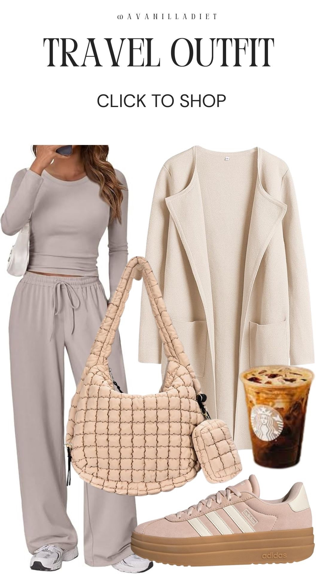 Travel outfit ✈️✨ This whole look is Amazon! Cozy girl approved! 🤍

#traveloutfit #airportstyle #amazonfashion #amazonoutfit #travelstyle #cozyoutfit #ltkfashion #ltkfinds #amazongems  

#LTKgrwm #LTKSeasonal #LTKTravel