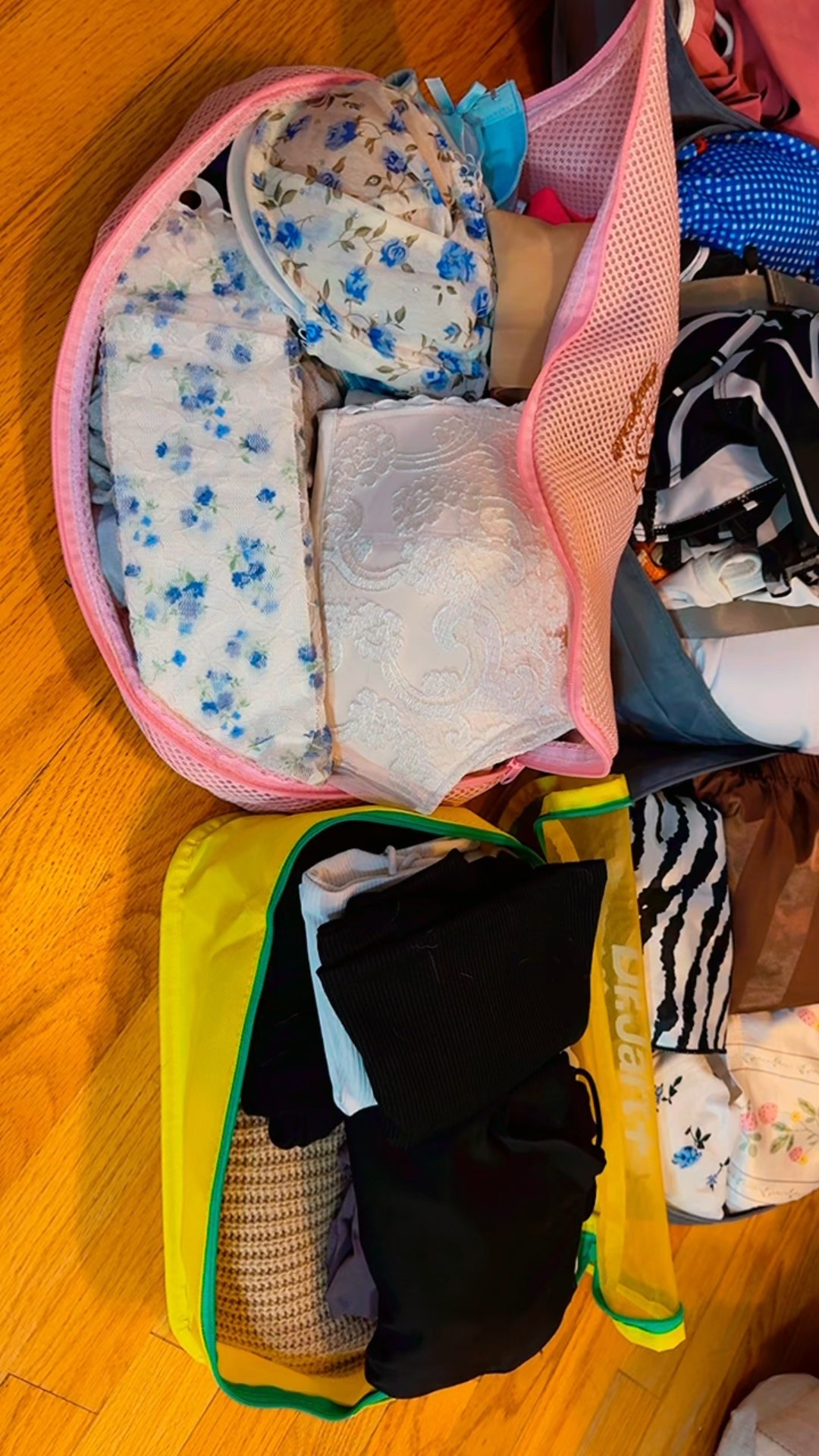 If you aren’t using packing cubes when planning outfits for a vacation, what are you doing!? I have one  cube for my bathing suits & cover-ups, pajamas, workout clothes, bras & underwear, and lastly, basics!

#LTKWatchNow #LTKTravel #LTKStyleTip