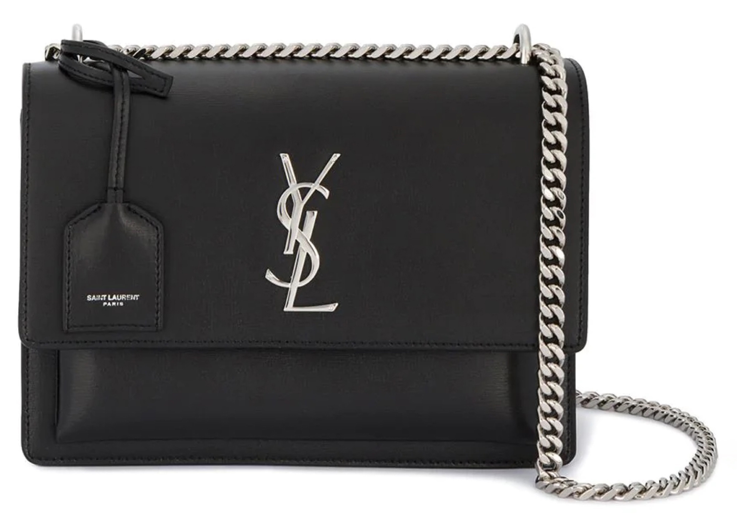 Women's Saint Laurent Sunset Crossbody Bag Medium in Black | StockX