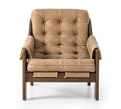 Callum Leather Chair | Pottery Barn (US)