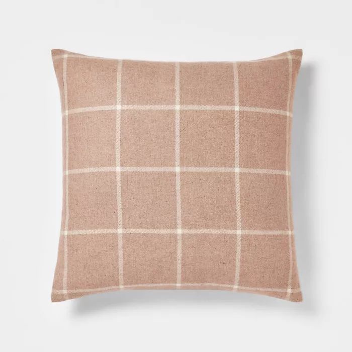 Windowpane Plaid Throw Pillow - Threshold™ | Target